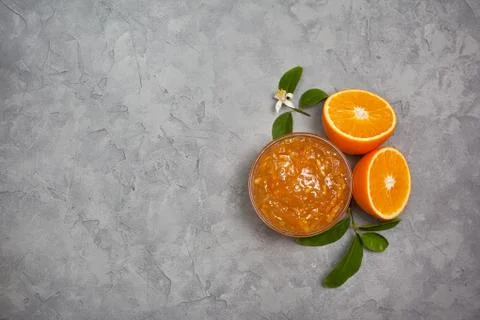 Orange jam Stock Photos