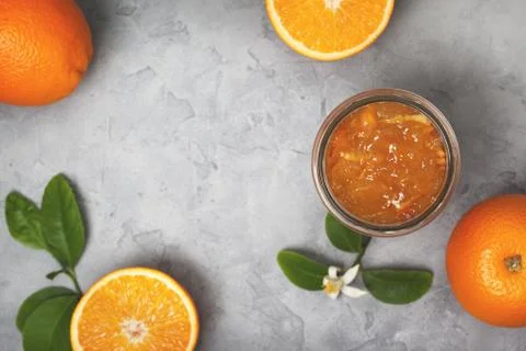 Orange jam Stock Photos