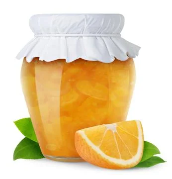 Orange jam Stock Photos