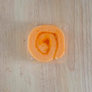 Orange Jam Roll Stock Photos