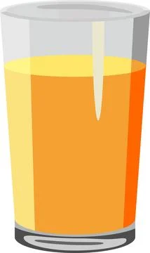 Orange Juice Beverage Stock Illustration