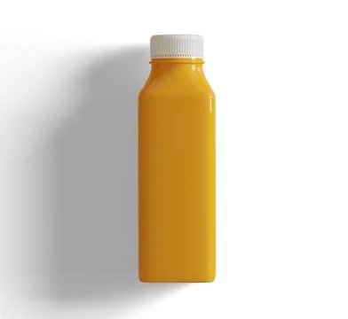 Orange Juice bottle render illustration (5) Illustrazione stock