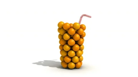 Orange Juice Concept Видео 8990804