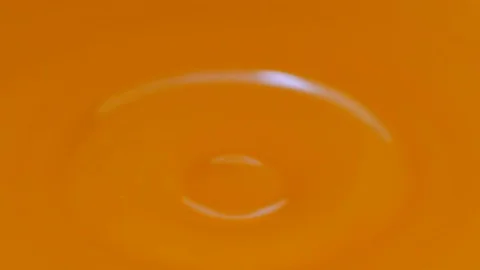 Orange juice drop in slow motion, close-up Stock-Footage 113586418
