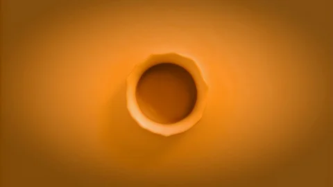 Orange juice dropping and splashing forming a beautiful crown splash Stock Footage 85877013