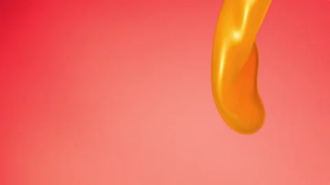 Orange juice falling over flat background Stock Footage 149131762