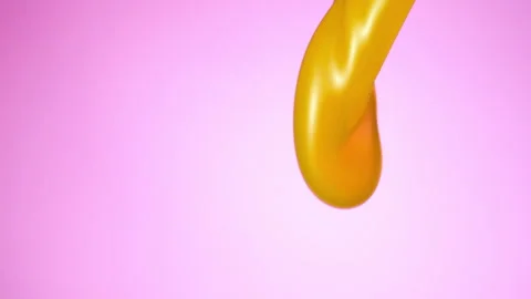 Orange juice falling over flat background Stock Footage 149131997