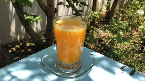 Orange juice. 스톡 동영상 91452838