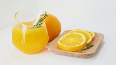 Orange juice Video stock 97301339