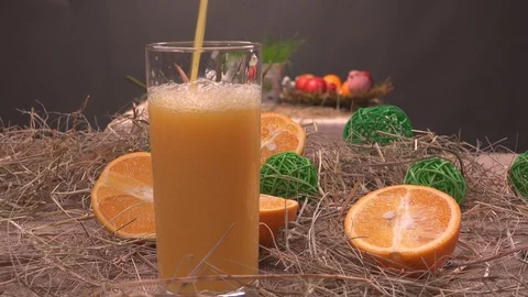 Orange Juice Stock Footage 98341048