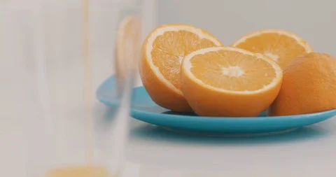 ORANGE JUICE Video stock 101030576