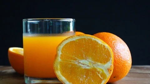 Orange juice 库存影片 118629378