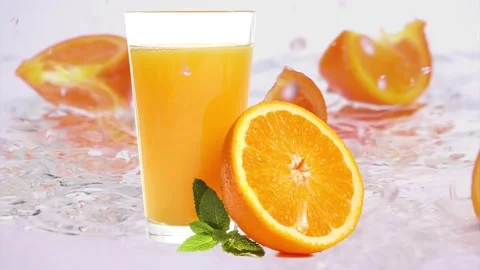 Orange juice Video stock 261498029