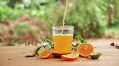 Orange juice Stock Footage 294697653
