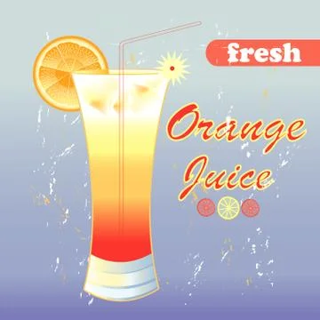 Orange juice Stock Illustration
