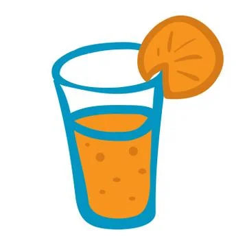 Orange juice Stock Illustration