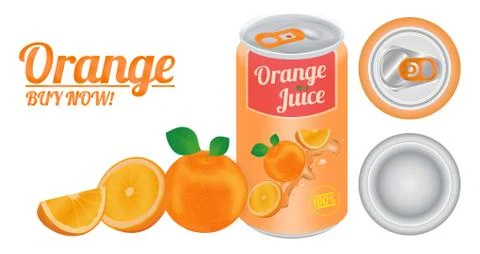 An Orange Juice Stock Illustration