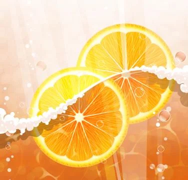 Orange juice Stock Illustration