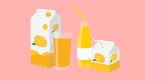 Orange Juice Stock Illustration