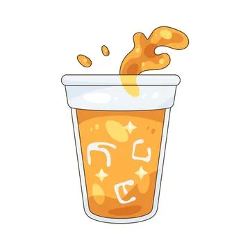 Orange juice Stock Illustration
