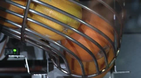 Orange juice machine. Video stock 8985105