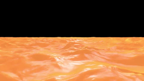 Orange Juice Ocean loopable with Alpha Channel 스톡 동영상 132900900