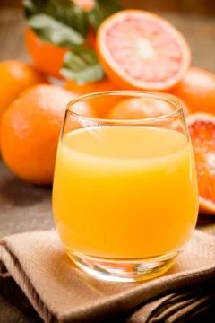 Orange juice Stock Photos