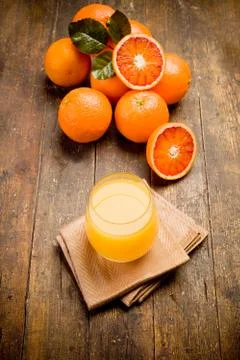 Orange juice Stock Photos