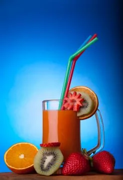 Orange juice Stock Photos