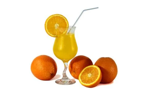 Orange juice Stock Photos