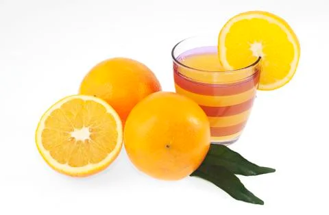 Orange juice Stock Photos
