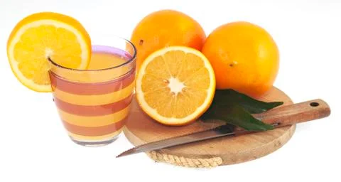 Orange juice Stock Photos