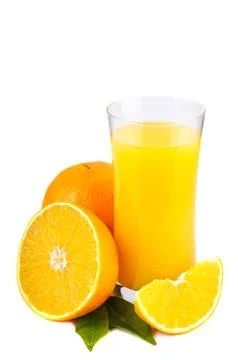 Orange juice Stock Photos