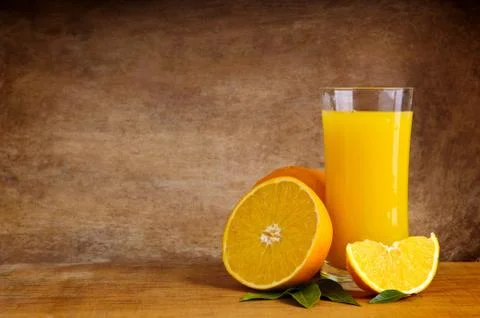 Orange juice Stock Photos