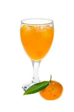Orange juice Stock Photos