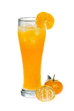 Orange juice Stock Photos