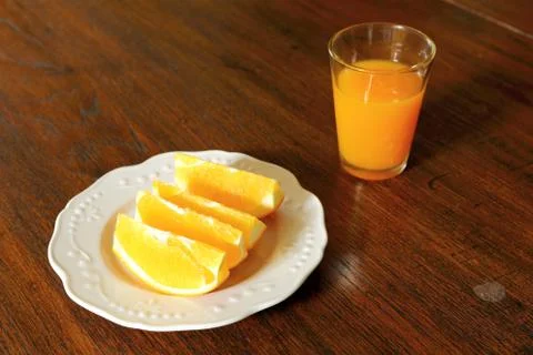 Orange juice Stock Photos