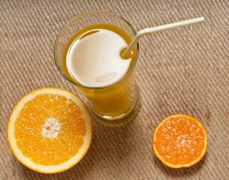 Orange juice Stock Photos