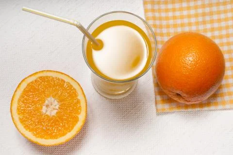 Orange juice Stock Photos