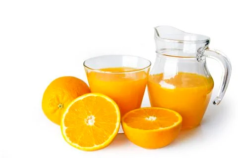 Orange juice Stock Photos