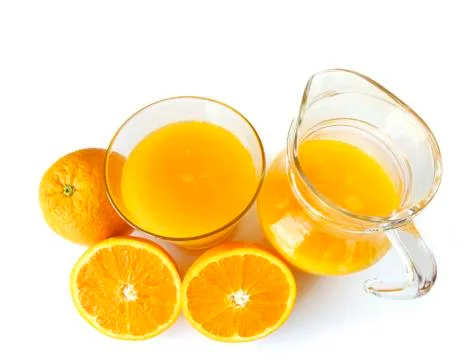 Orange juice Stock Photos