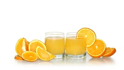 Orange juice Stock Photos