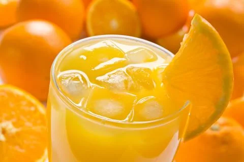 Orange juice Stock Photos