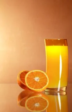 Orange juice Stock Photos