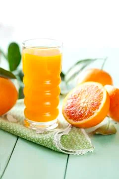 Orange juice Stock Photos