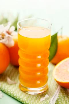 Orange juice Stock Photos