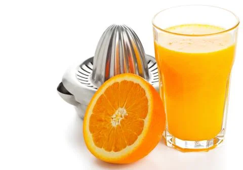 Orange juice Stock Photos