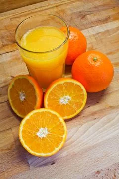 Orange juice Stock Photos