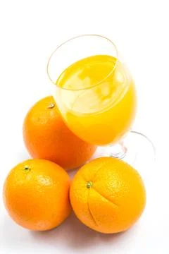 Orange juice Stock Photos