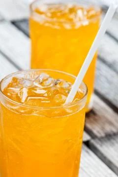 Orange juice Stock Photos